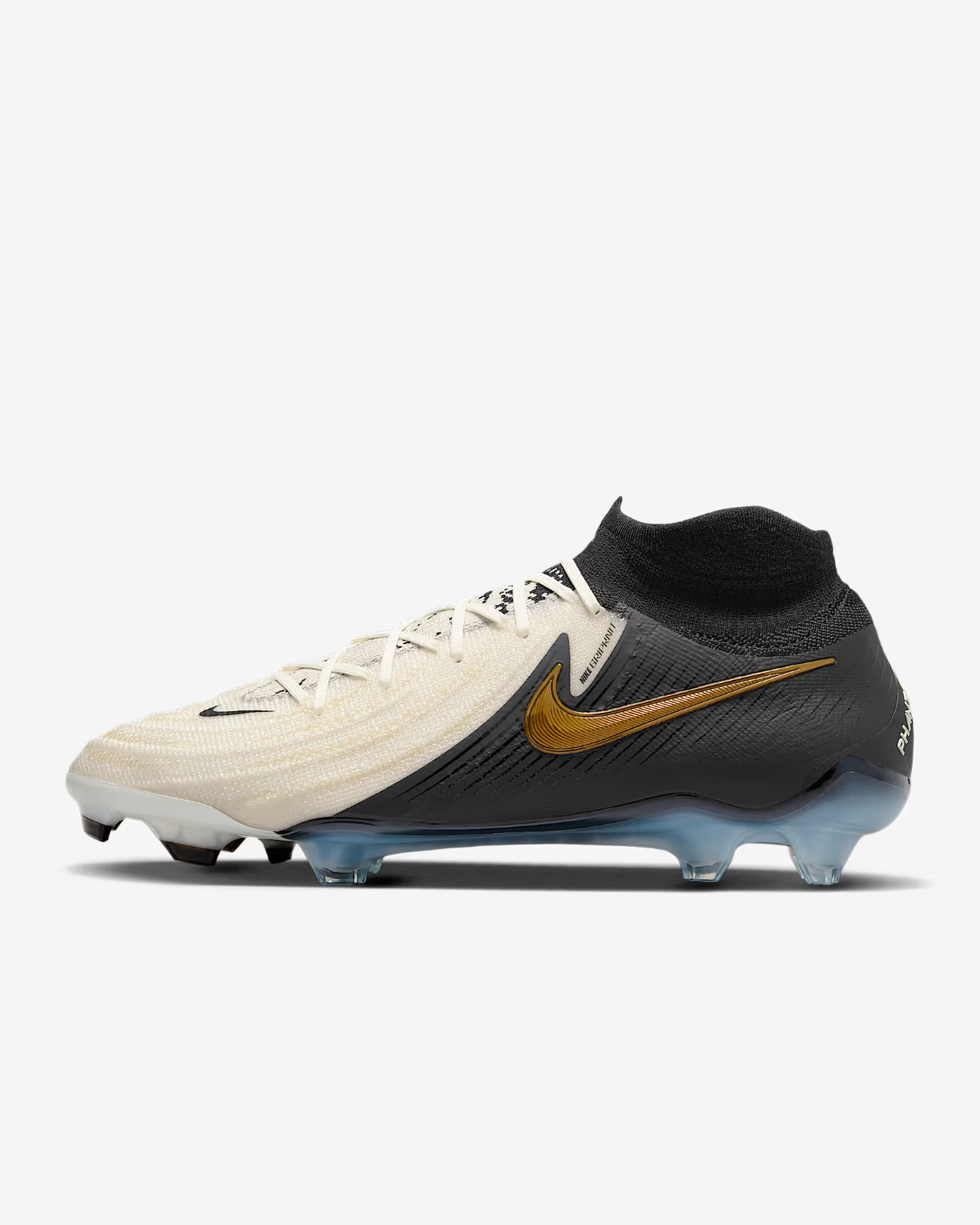 FJ2572-100 Nike Phantom Lunar 2 Elite White Metallic Gold Coin Black (Men's)