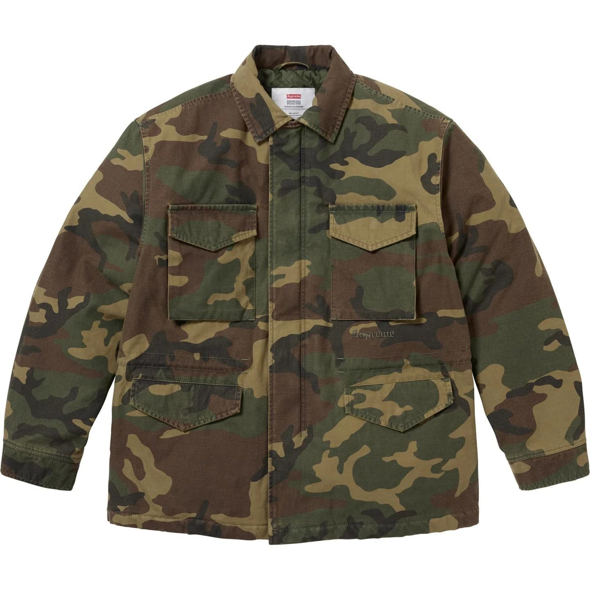 Supreme AOI Cross M52 Jacket Woodland Camo
