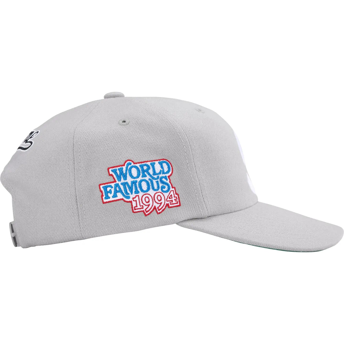 Supreme World Famous S Logo 6-Panel Grey