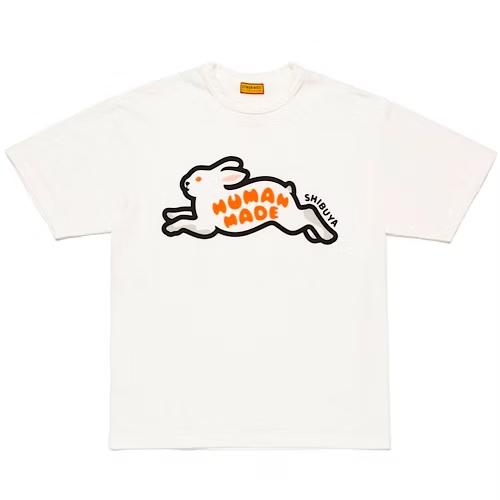HUMAN MADE Stores Exclusive Animal Graphic T-Shirt Shibuya Parco Rabbit White