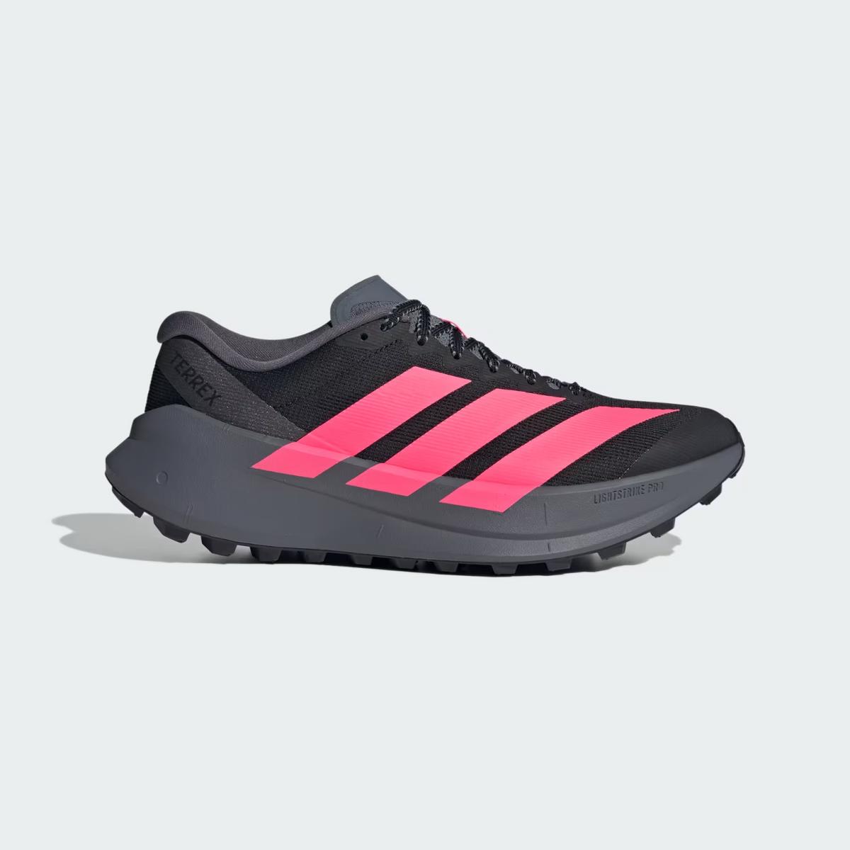 KZ8663 adidas Terrex Agravic SL Trail Running "Core Black/Solar Turbo" (Men's)