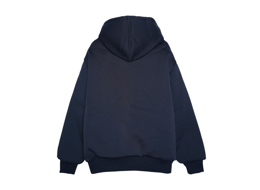 Supreme The North Face Down Filled Zip Up Hooded Sweatshirt Navy NY52400I