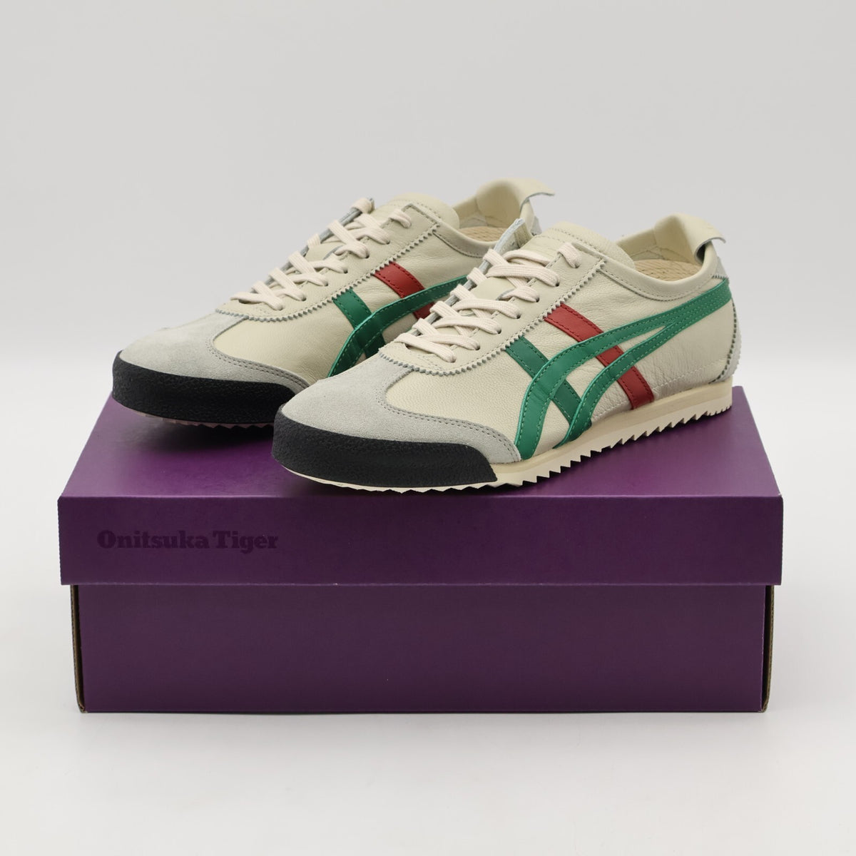 1182A466-101 Onitsuka Tiger Mexico 66 Deluxe Cream Green (Women's)