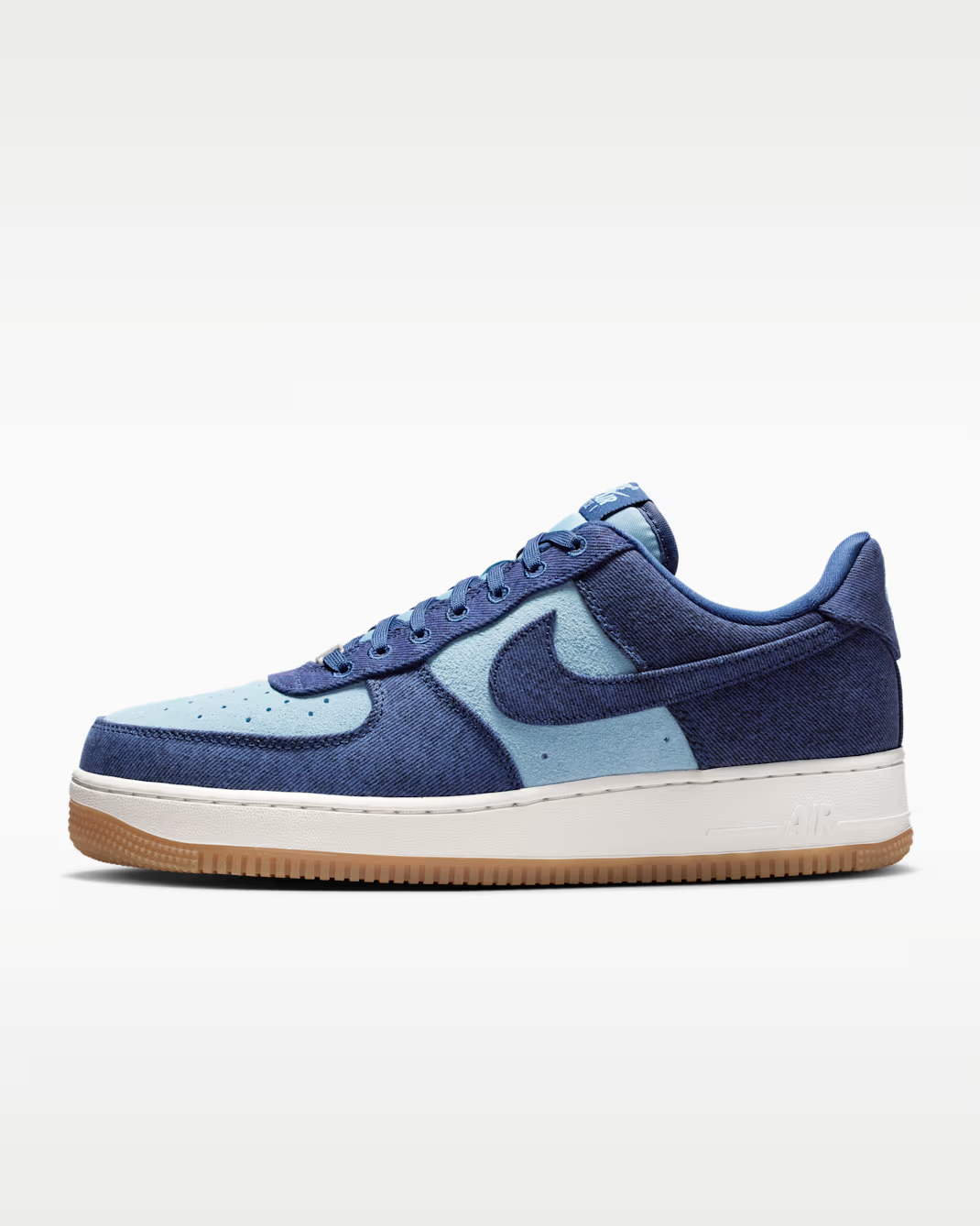 IR0951-400 Nike Air Force 1 Low "Blue Canvas"