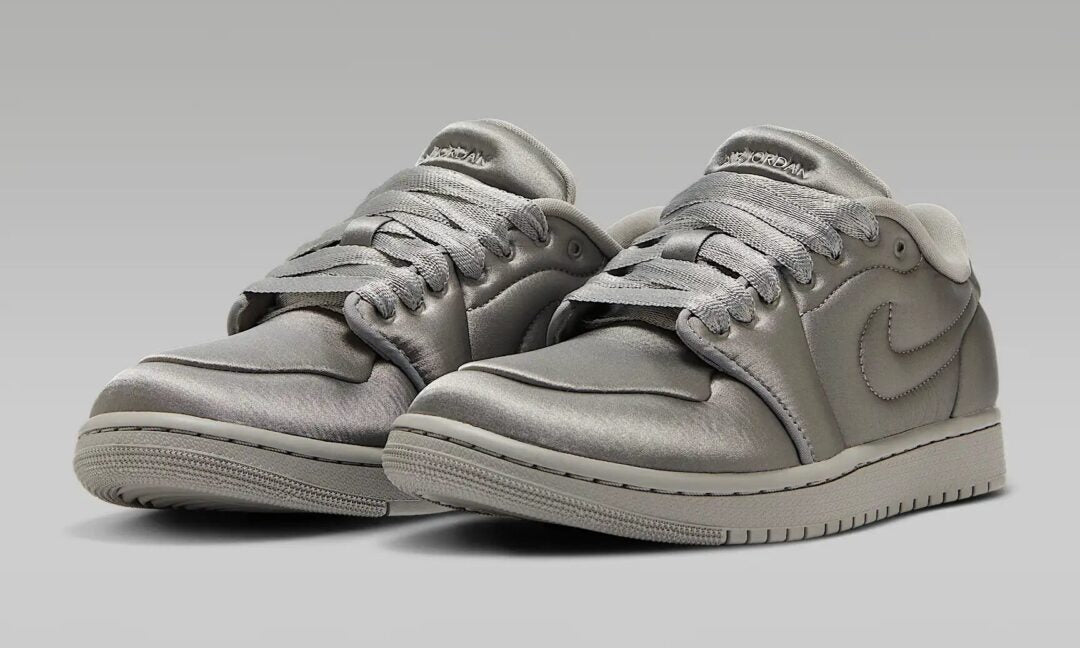 HF3969-002 Nike Air Jordan 1 Low Method of Make Satin Grey (Women's)