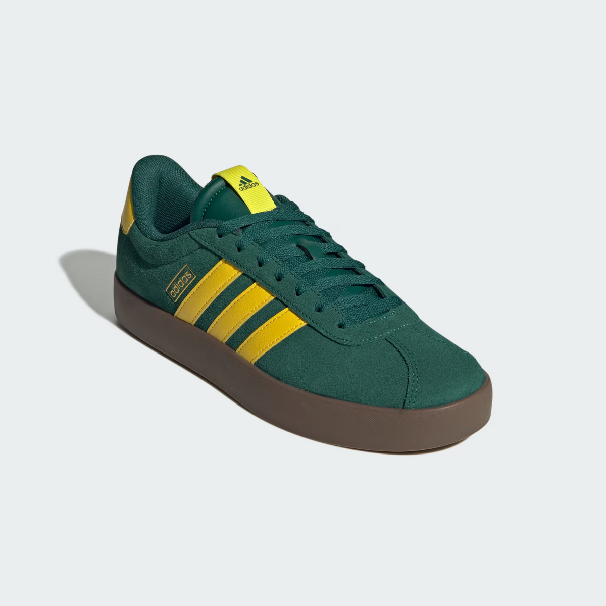 JP7535 adidas VL Court 3.0 Collegiate Green Yellow Gold Metallic (Men's)