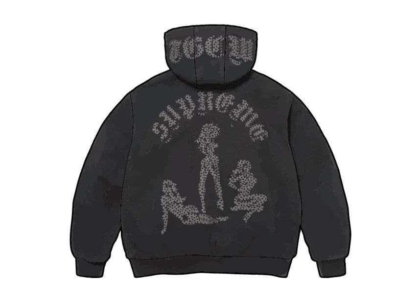 Supreme x The Great China Wall Hooded Work Jacket "Black"