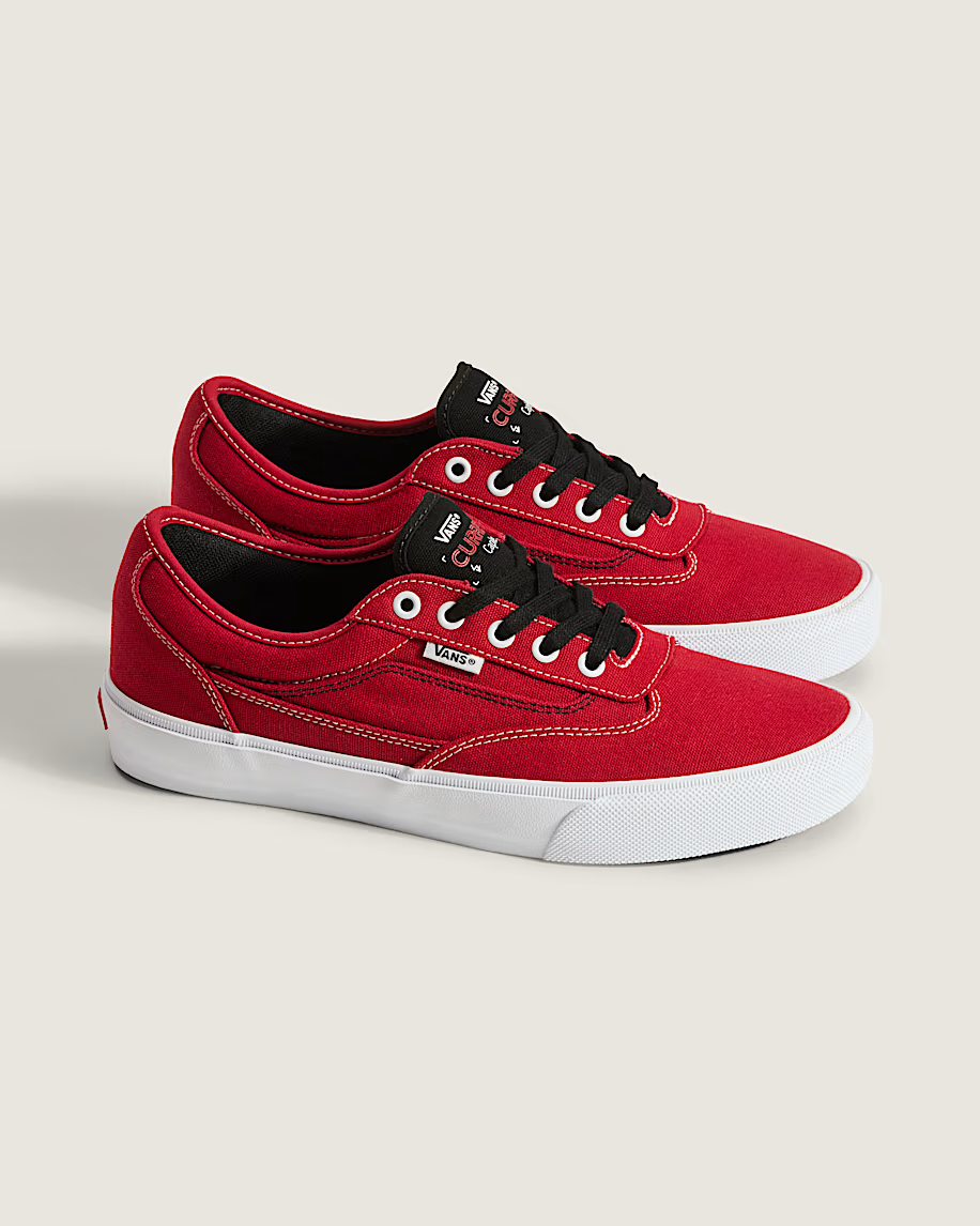 VN000D85Y52 Vans Skate Curren Caples Red White (Men's)