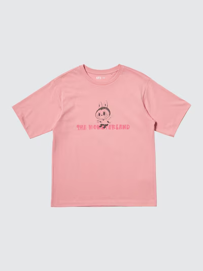Uniqlo POP MART THE MONSTERS (LABUBU) UT Women'S Pink