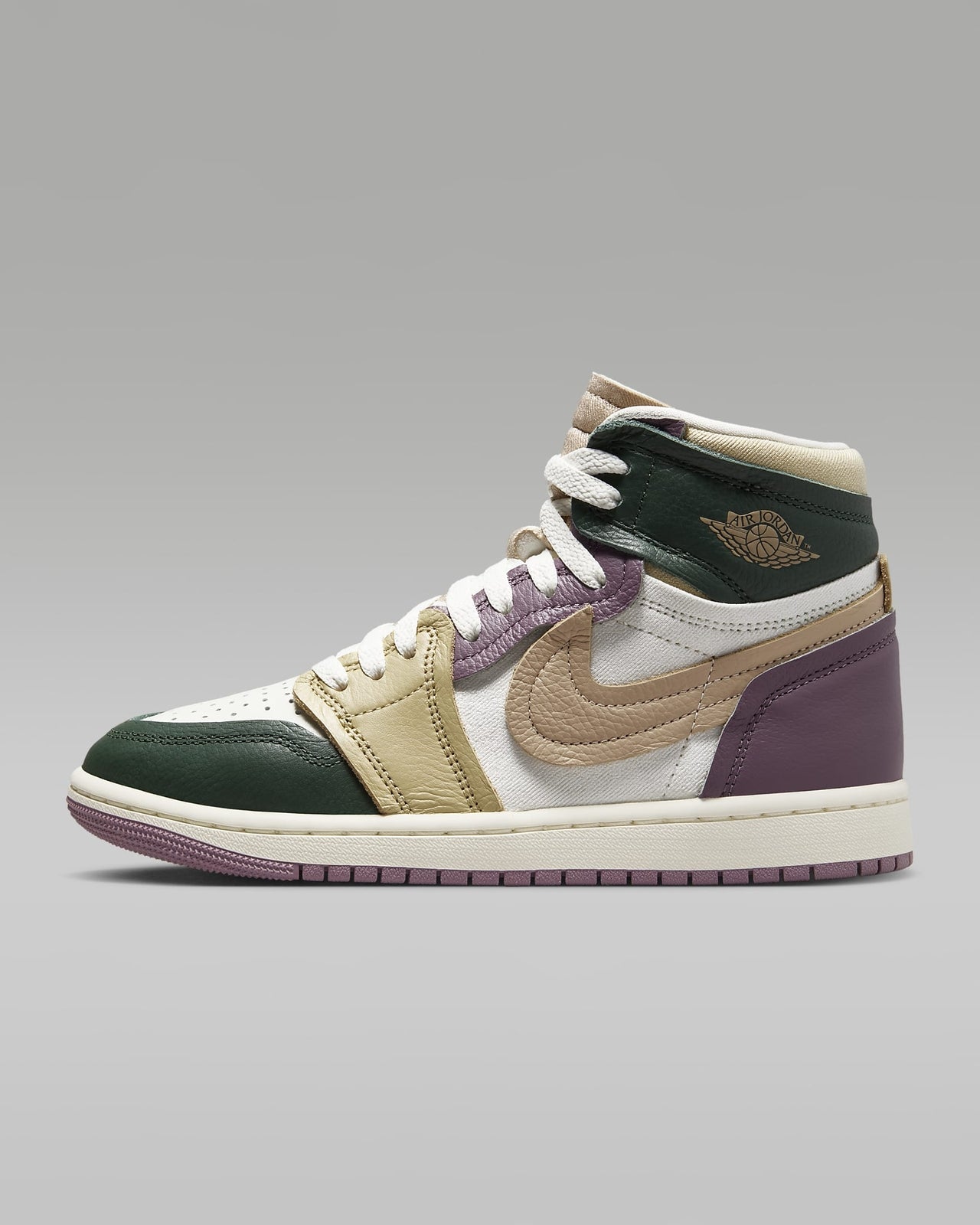 FB9891-300 Nike Air Jordan 1 High MM Galactic Jade (Women's)