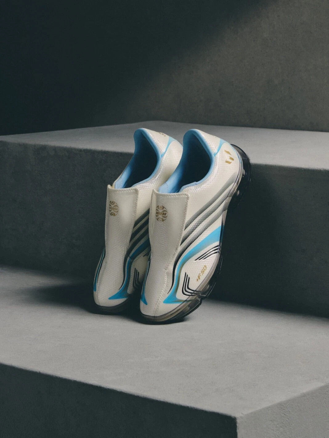 KJ8094 KITH adidas F50 Inframe Off White Clear Blue (Women's)