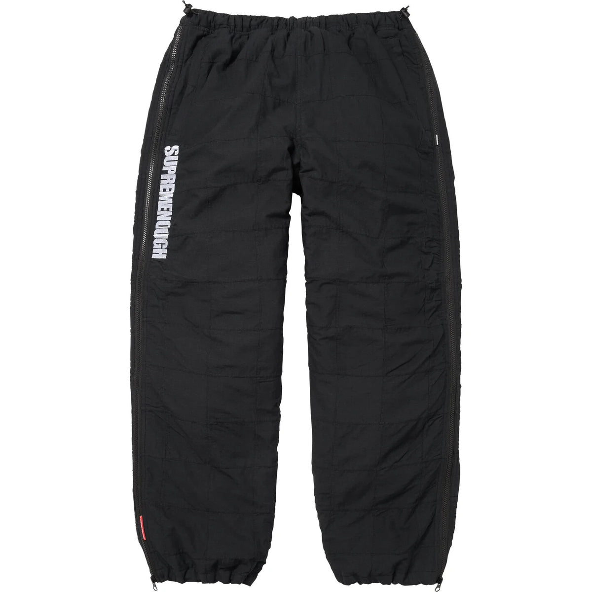 Supreme GOODENOUGH Patchwork Full Zip Track Pant Black