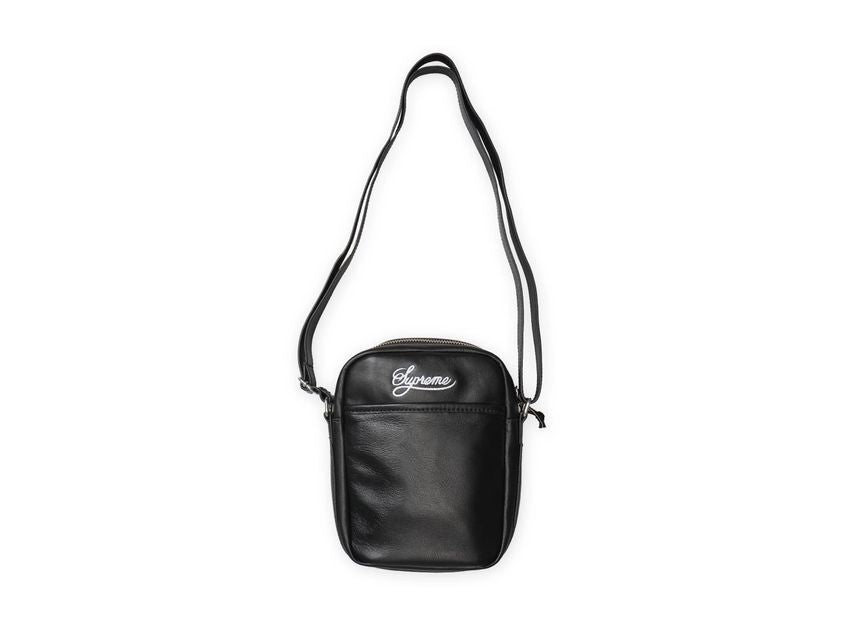 Supreme x Nike Leather Shoulder Bag Black HJ7964-045