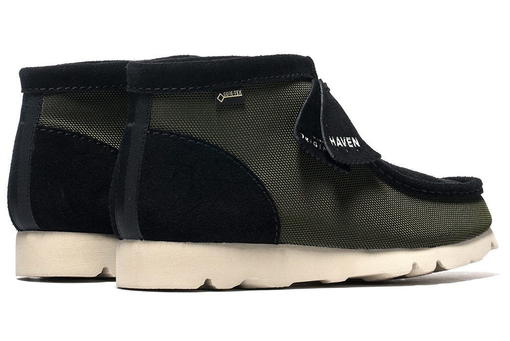 261454117075 HAVEN Ã Clarks Wallabee BT GORE-TEX Olive Combi (Men's)