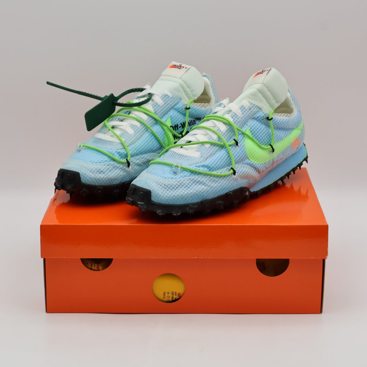 CD8180-400 Off-White à Nike Waffle Racer Vivid Sky (Women's)