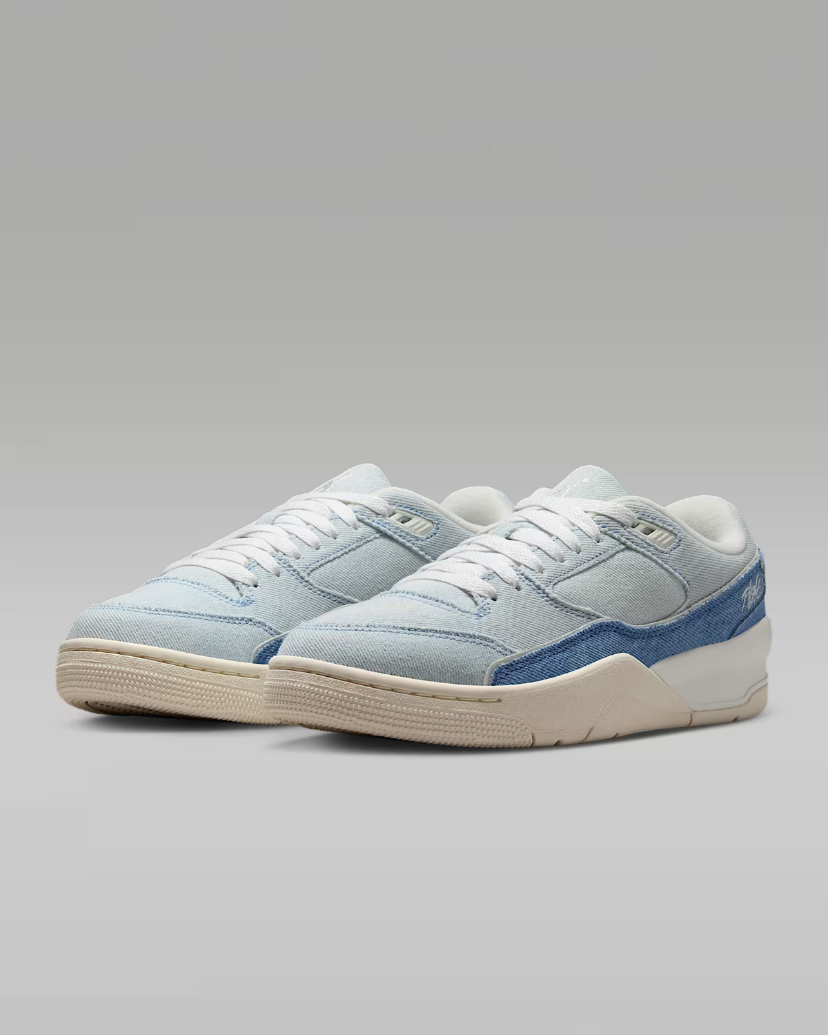 IB4414-100 Nike Jordan Flight Court SE Sail Worn Blue Gum Light Brown (Women's)