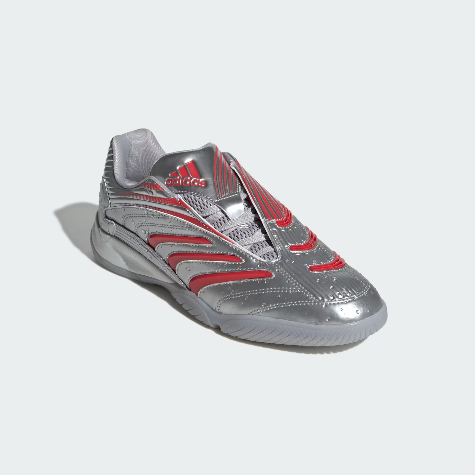 KH6906 Coca-Cola à adidas Predator Sala "Silver Metallic/None/Grey Two" (Men's)