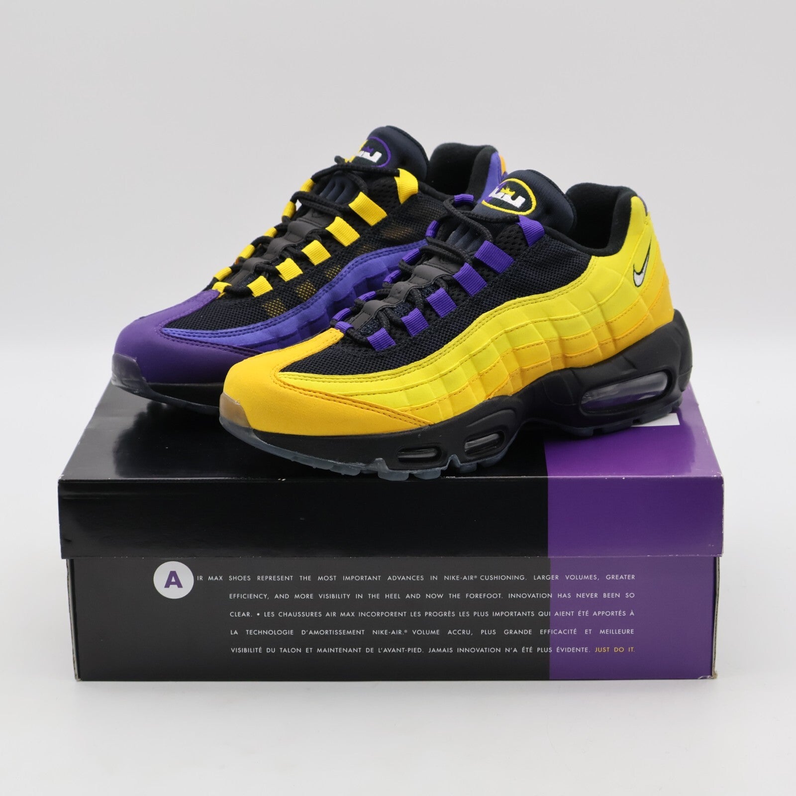 CZ3624-001 Nike Air Max 95 NRG LeBron Lakers Amarillo Court Purple (Men's)
