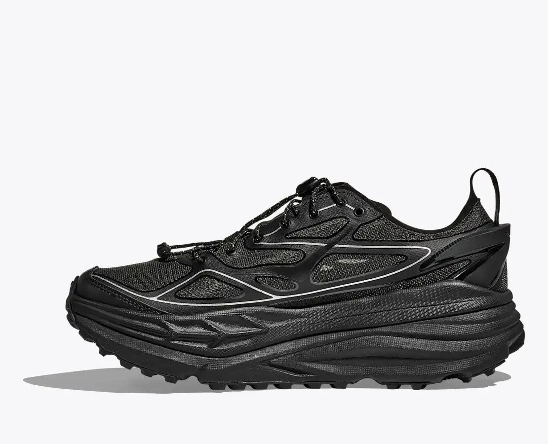 1168931-BKSV Hoka Stinson One 7 Black Silver (Men's)