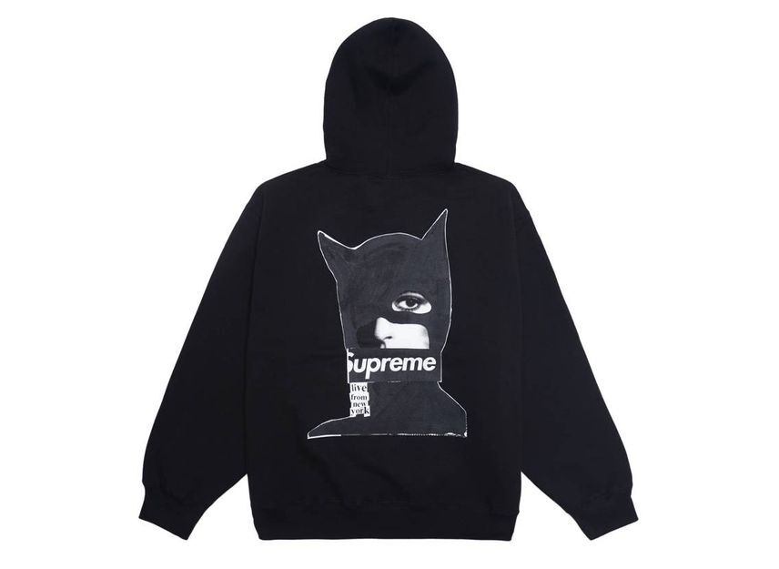 Supreme Catwoman Hooded Sweatshirt Black