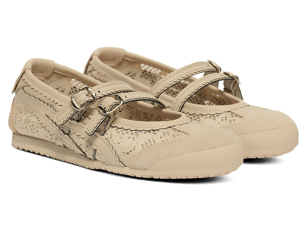 1182A705-250 Onitsuka Tiger MEXICO 66 TGRS BEIGE BEIGE (Women's)
