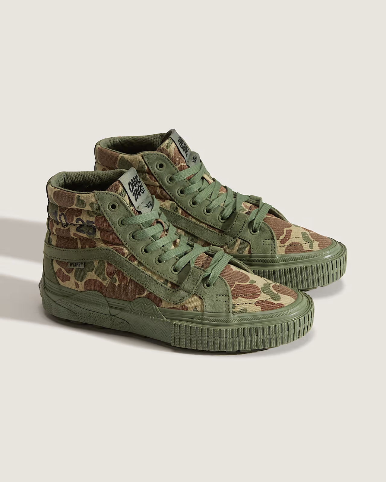 VN000MYGDP0 WTAPS OAMC OTW by Vans Sk8-Hi GL Lug Duck Camo (Men's)