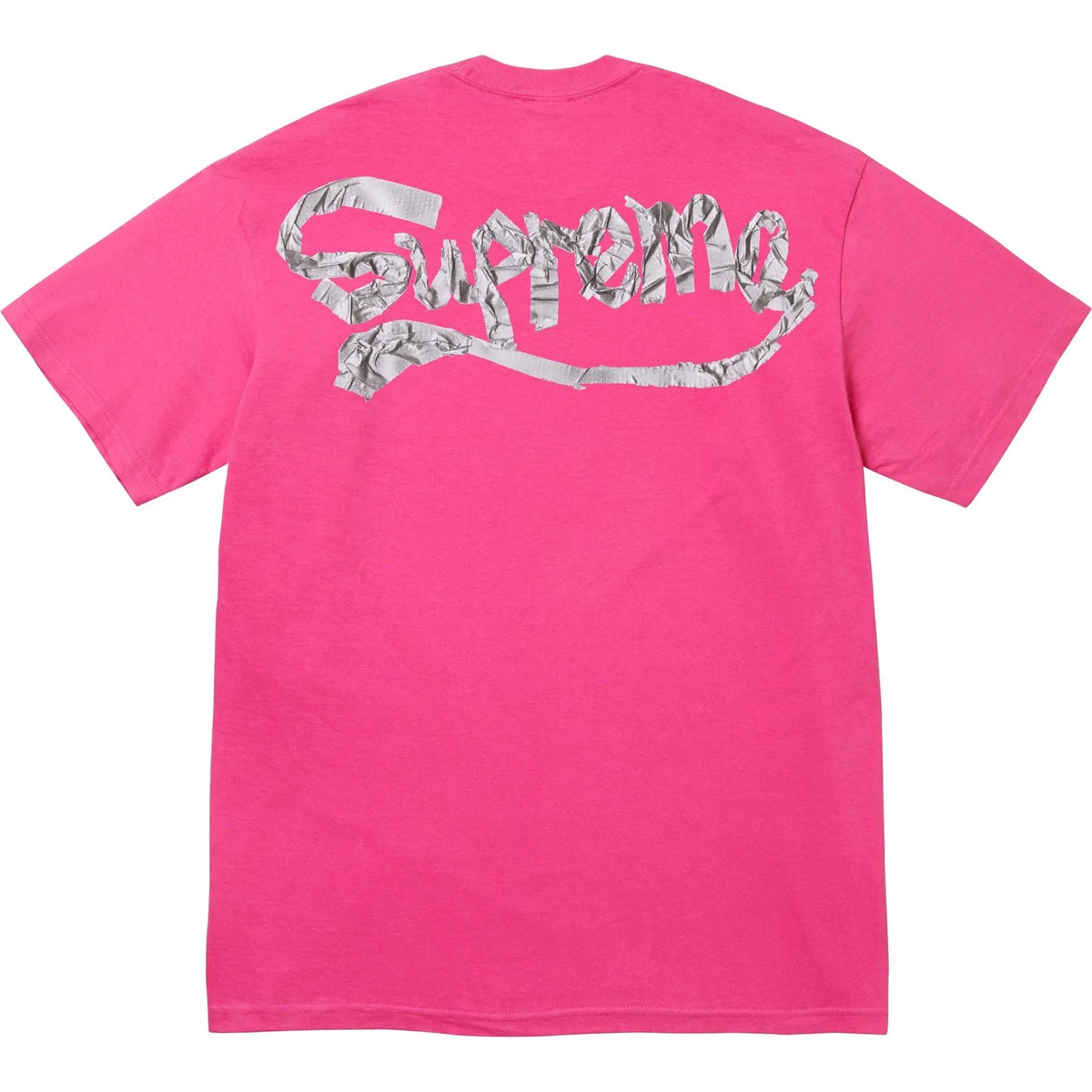 Supreme Tape Tee Fucsia