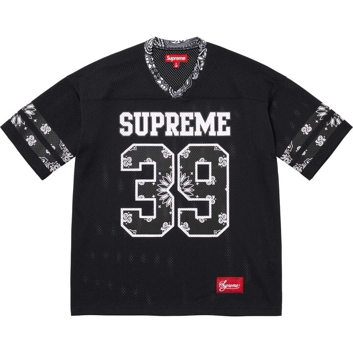Supreme Bandana Football Jersey Black