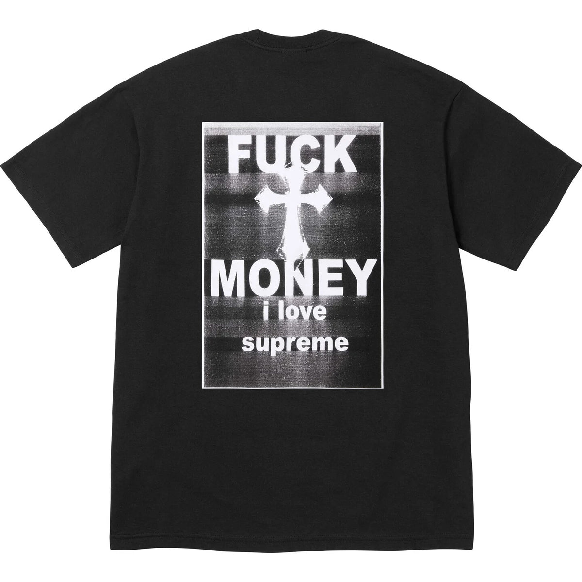 Supreme F*ck Money Tee Black