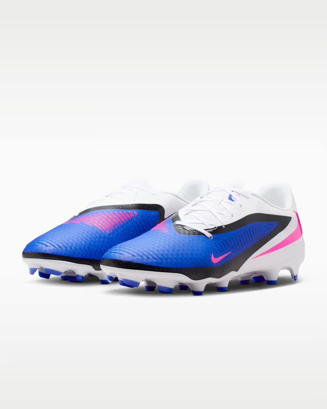 HJ4564-446 Nike Phantom 6 Low Academy Racer Blue White Pink Blast (Men's)