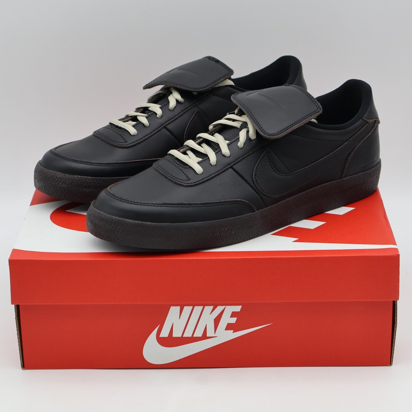 IR0801-010 Nike Killshot 2 Leather Premium Black Black Velvet Brown Cream (Men's