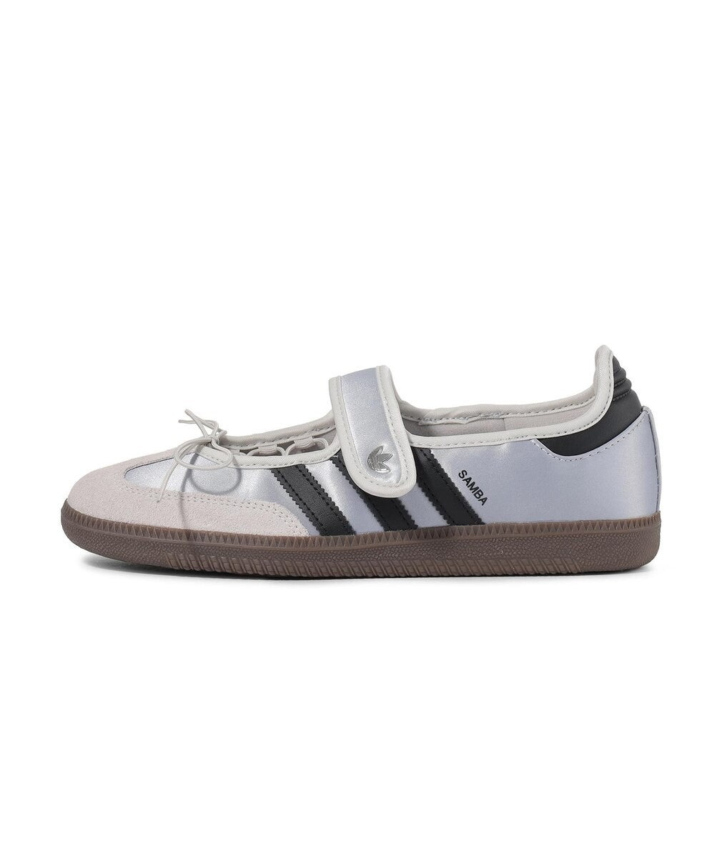 KZ8951 adidas Samba Jane "Silver Metallic/Core Black/Gum" (Women's)