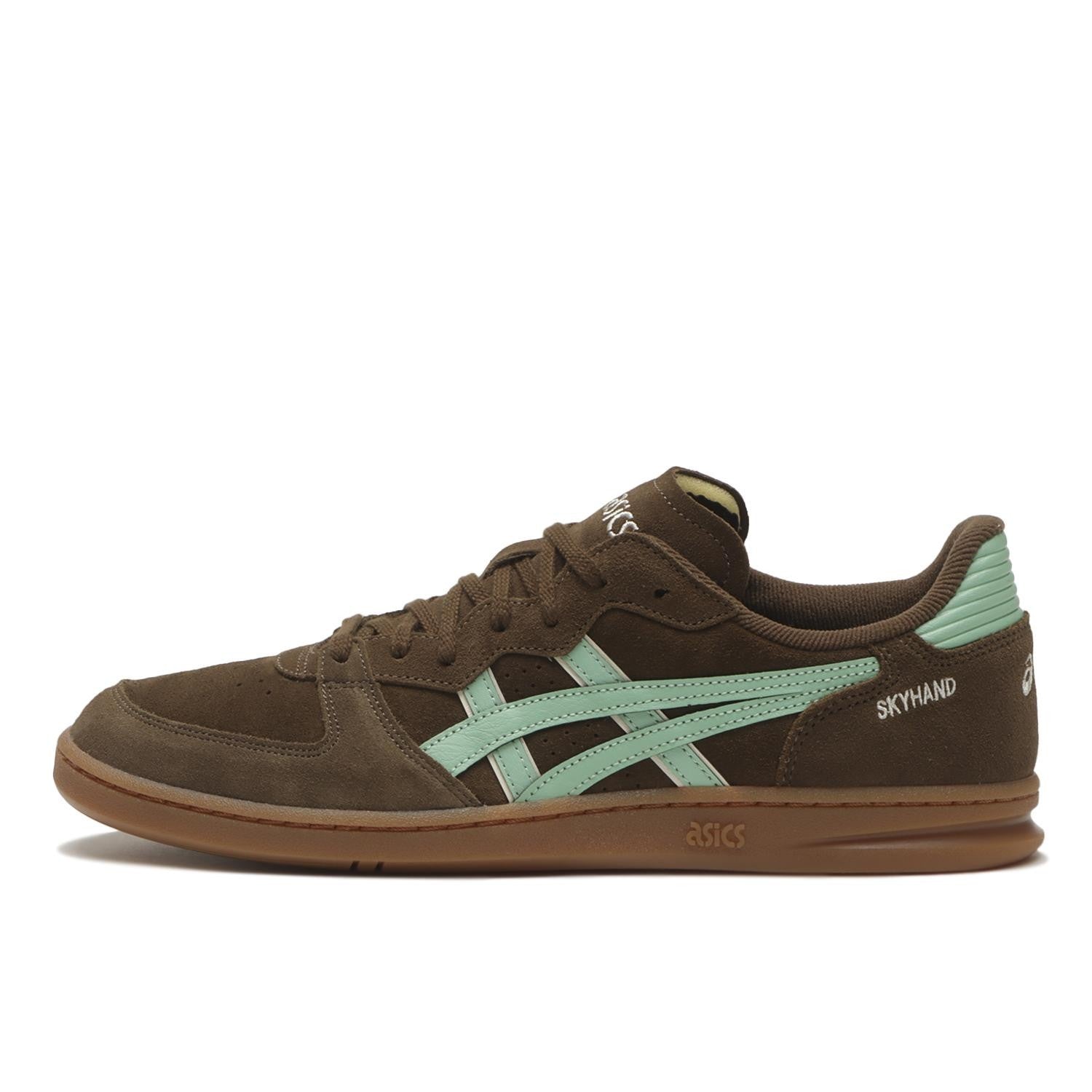 1203A452-202 Asics SKYHAND OG BROWN STORM ICE GREEN (Men's)
