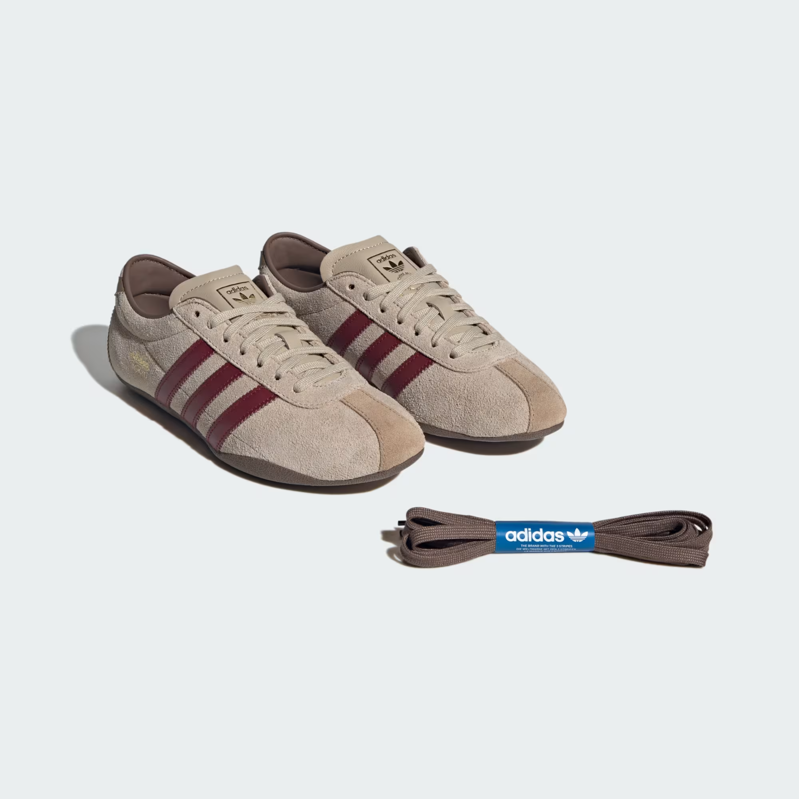 KJ0366 adidas Tokyo Stone Khaki Collegiate Burgundy (Men's)