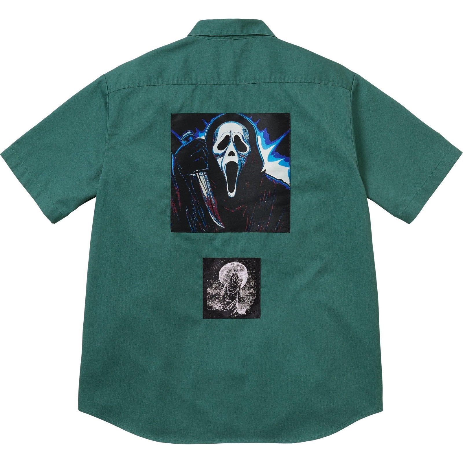 Supreme Ghostface S/S Work Shirt Work Green