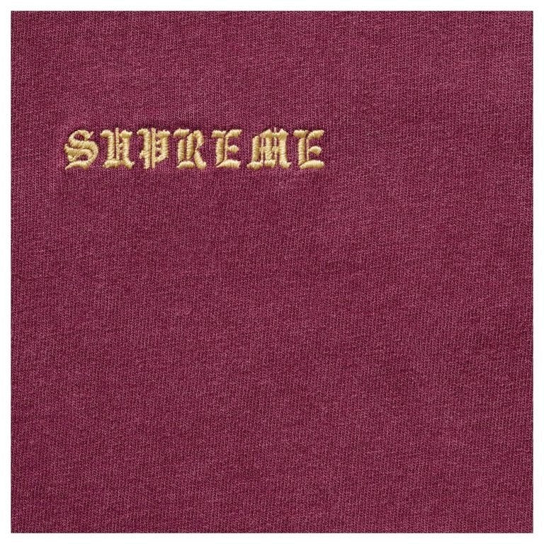 Supreme Washed S/S Top Plum