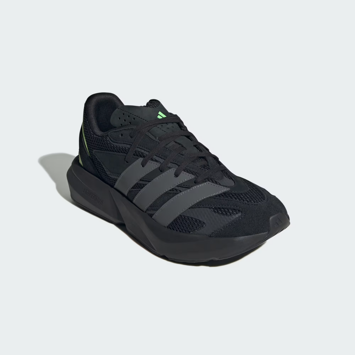 JR3465 adidas Lightblaze Core Black Grey Five Lime Burst (Men's)