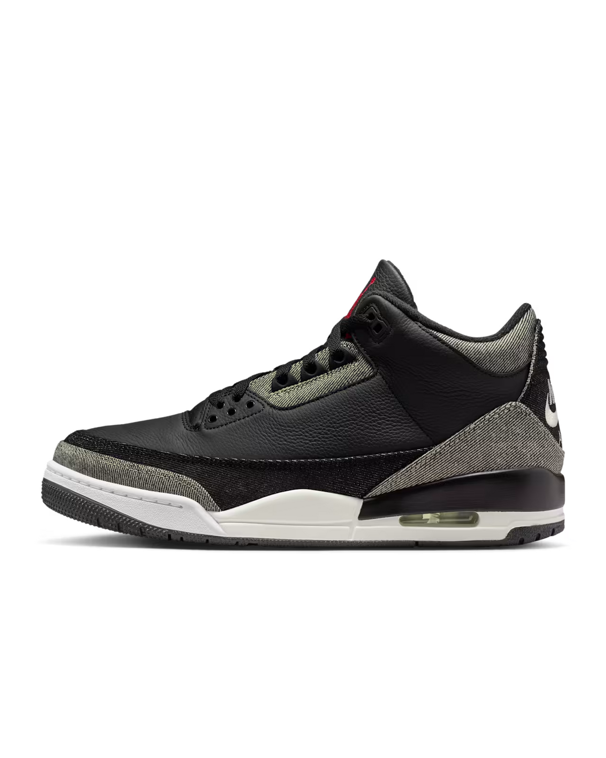 IR0914-400 Levi's Nike Air Jordan 3 Retro SP Black and White (LEVI'S Tab) (Men's