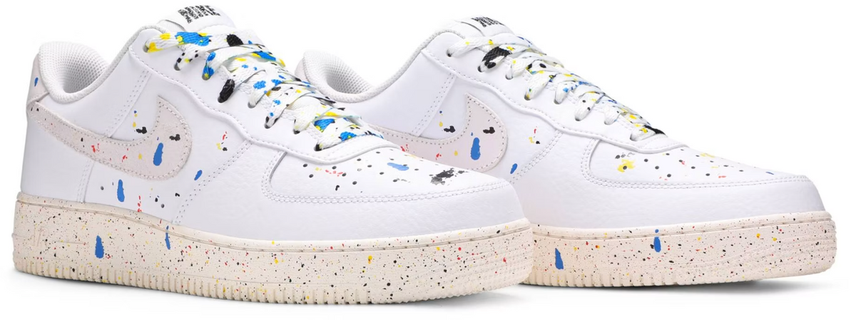 CZ0339-100 Nike Air Force 1 Low Paint Splatter "White" (Men's)