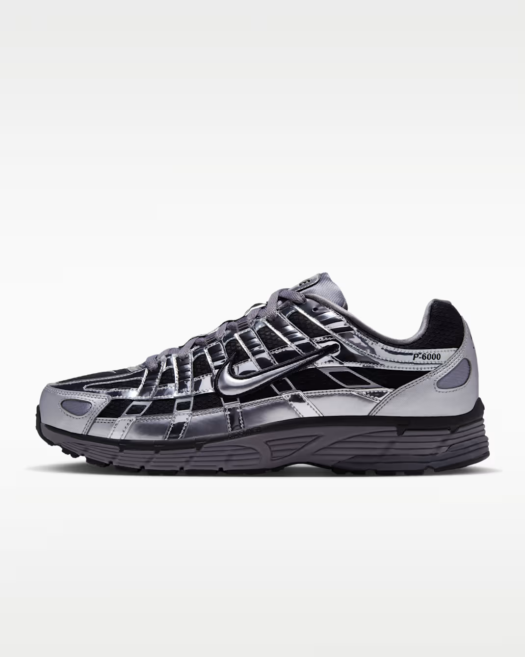 CN0149-002 Nike P-6000 "Black/Pencil Point/Dark Grey/Metallic Silver"
