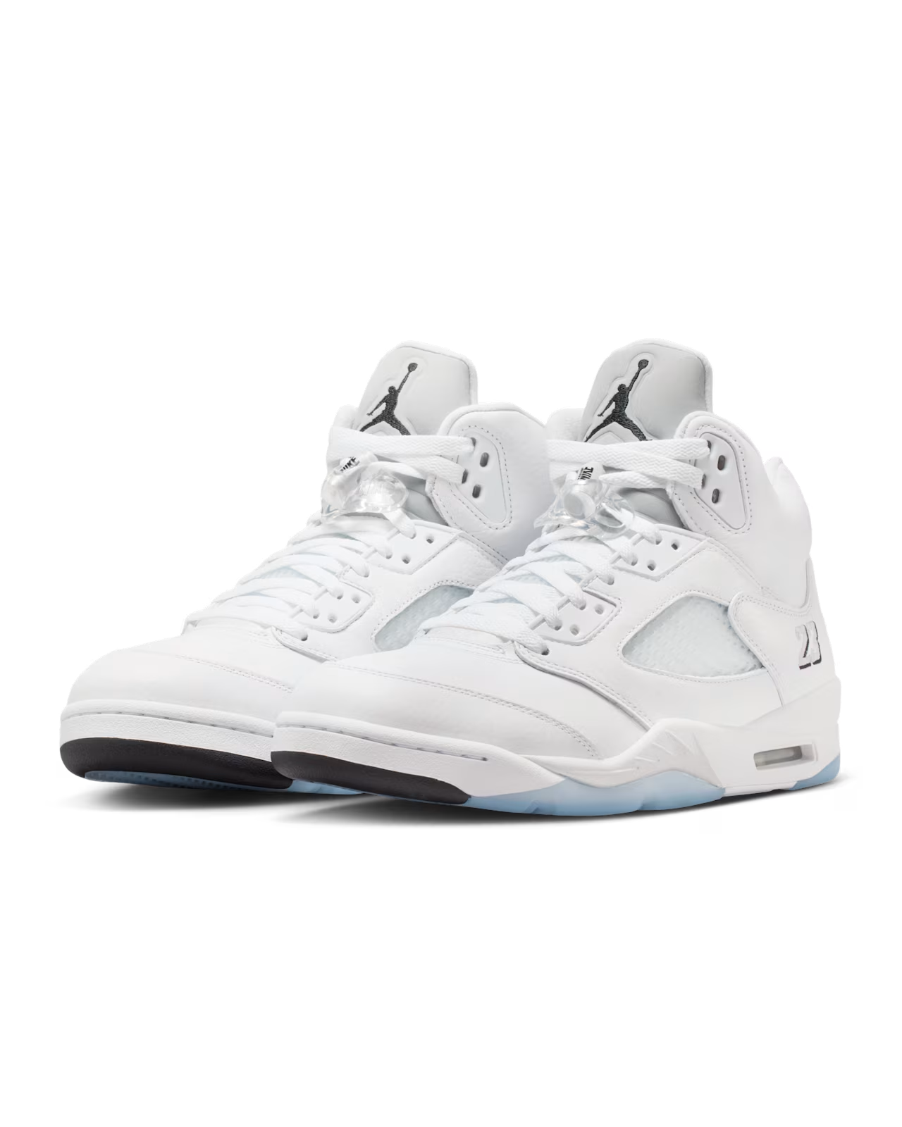 HQ7978-103 Nike Air Jordan 5 Retro "White/Metallic Silver"