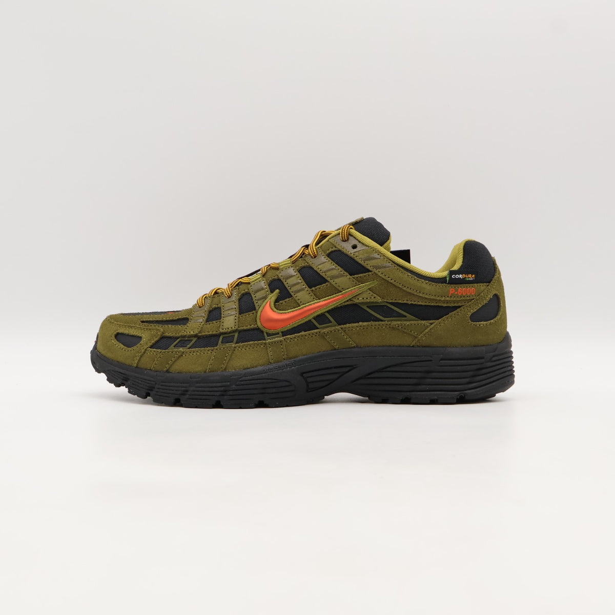 IH0946-300 Nike P-6000 Premium Cordura Olive Flak Black Quantum Moss (Men's)