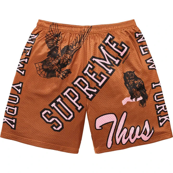 Supreme Varsity Mesh Short Rust