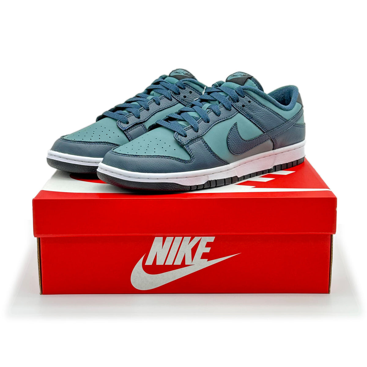 DR9705-300 Nike Dunk Low Armory Navy Black Mineral State Industrial Blue (Men's)