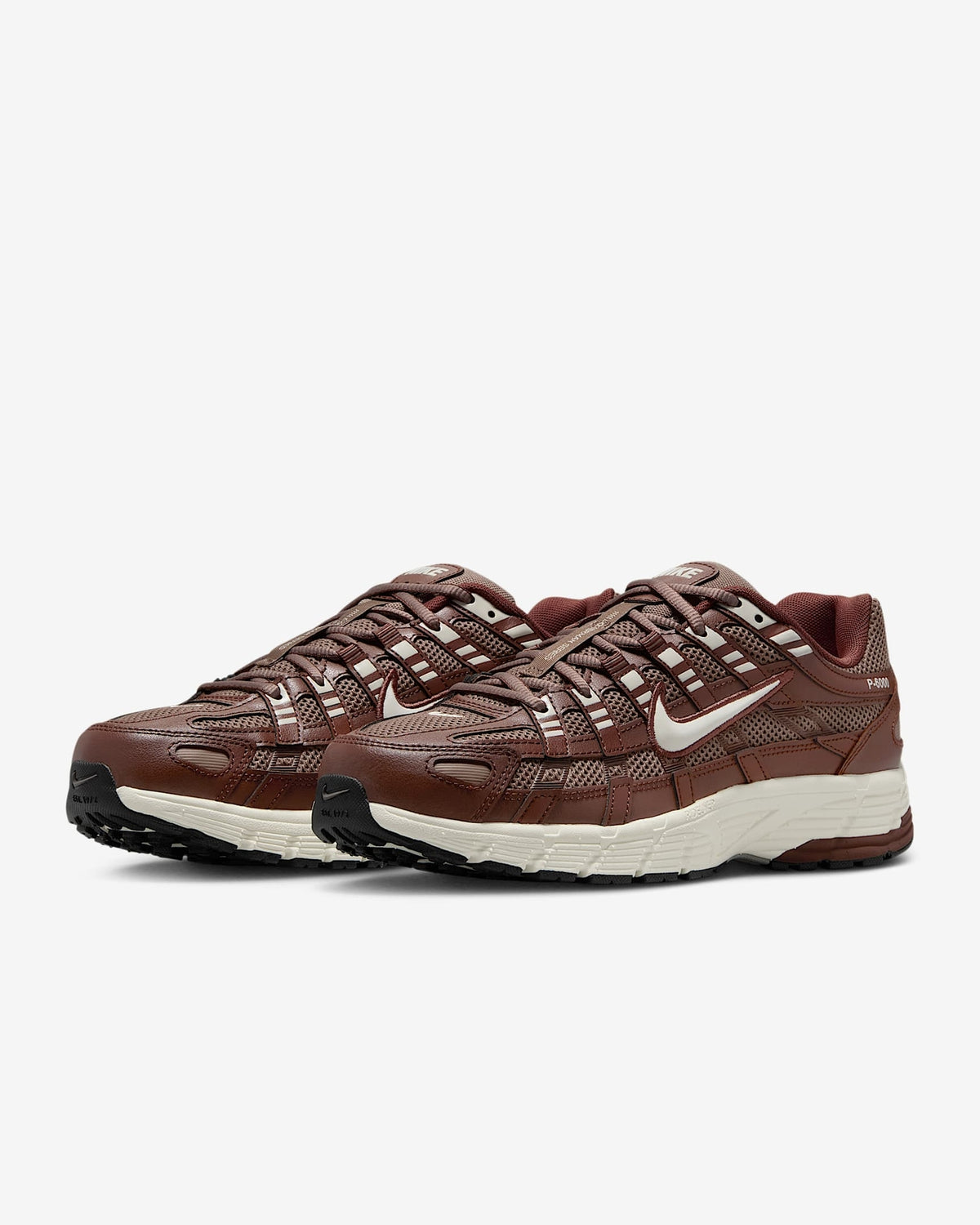 BV1021-200 Nike P-6000 Fauna Brown Mink Brown Black Soft Pearl (Women's)