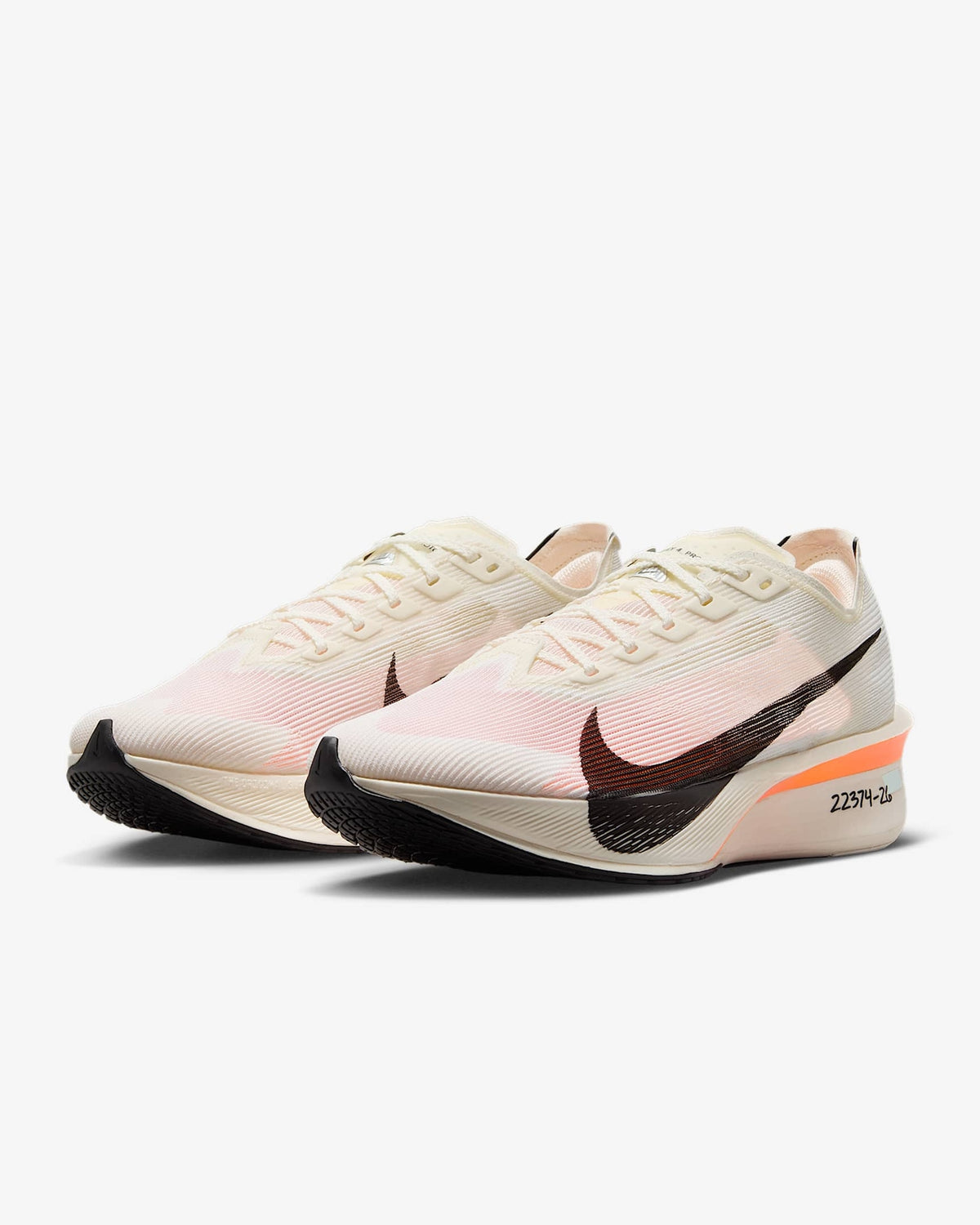 HF6411-100 Nike Vaporfly 4 Proto Sail Total Orange White Black (Women's)