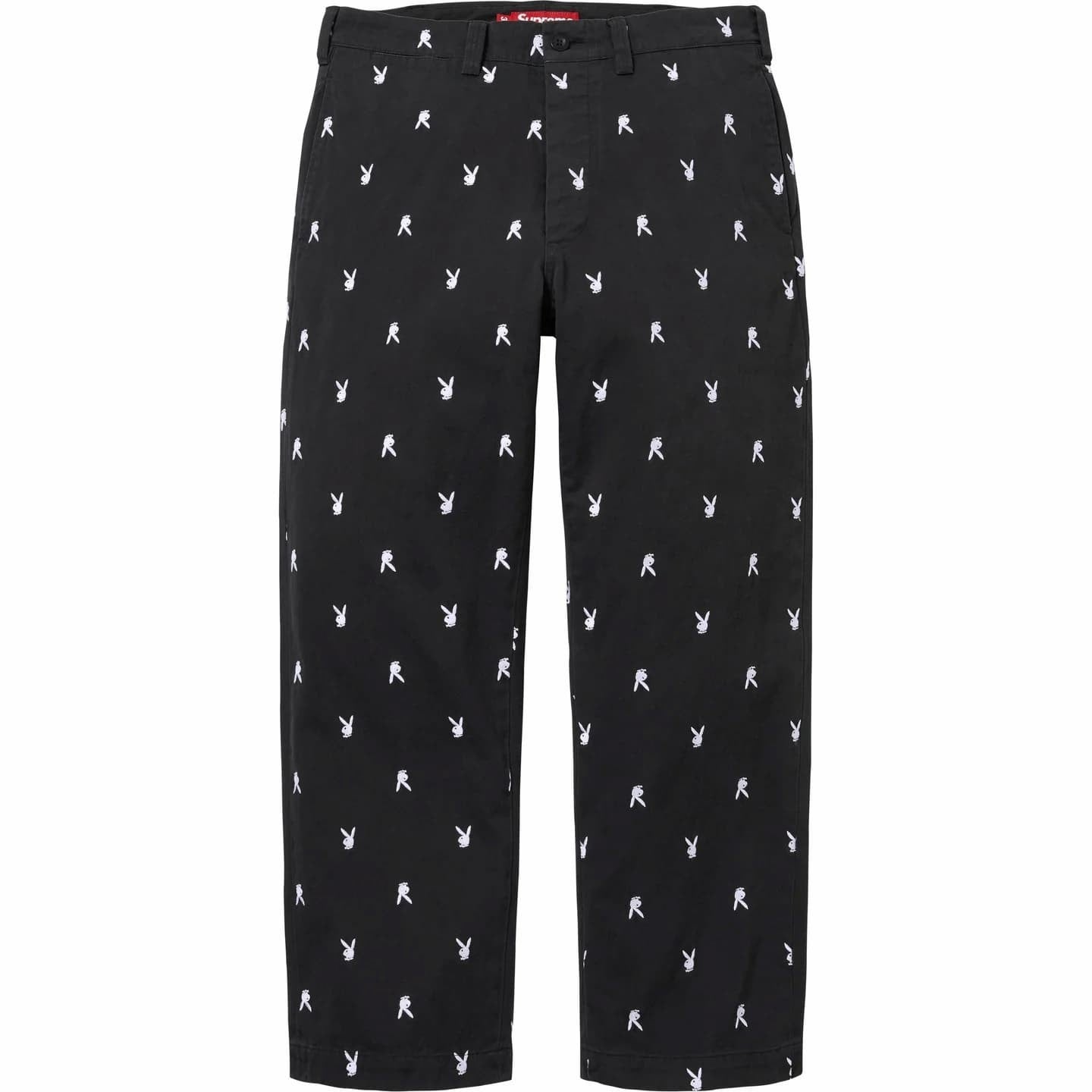 Supreme Chino Pant Black Playboy
