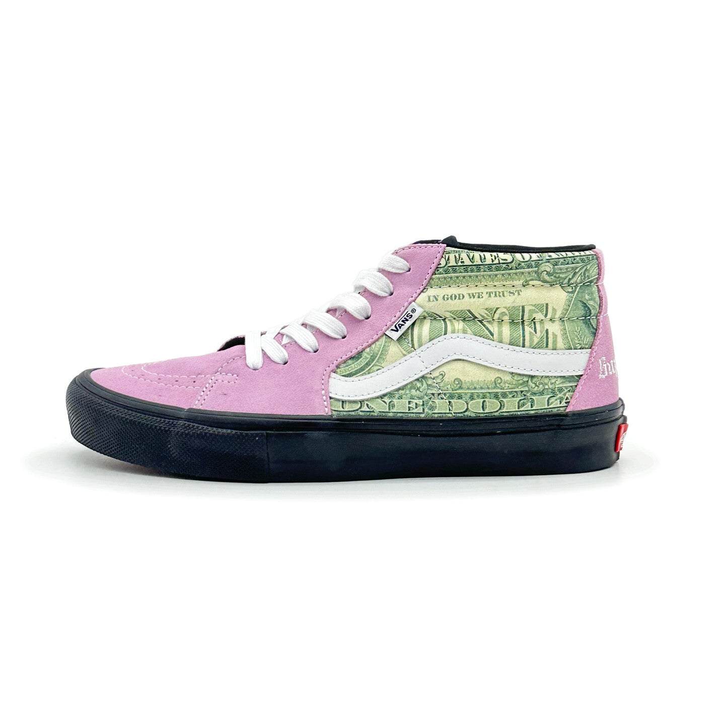 SUP-VANS-23SS-SGM-P Supreme à Vans Doller Skate Grosso Mid Pink