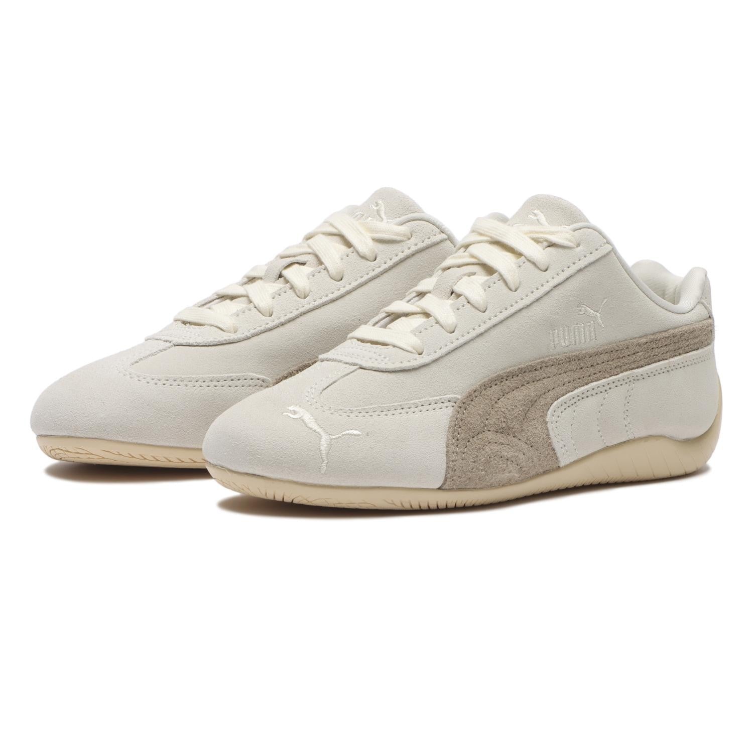 403619-01 Puma Speedcat Elevated Warm White Ice Coffee (Women's)