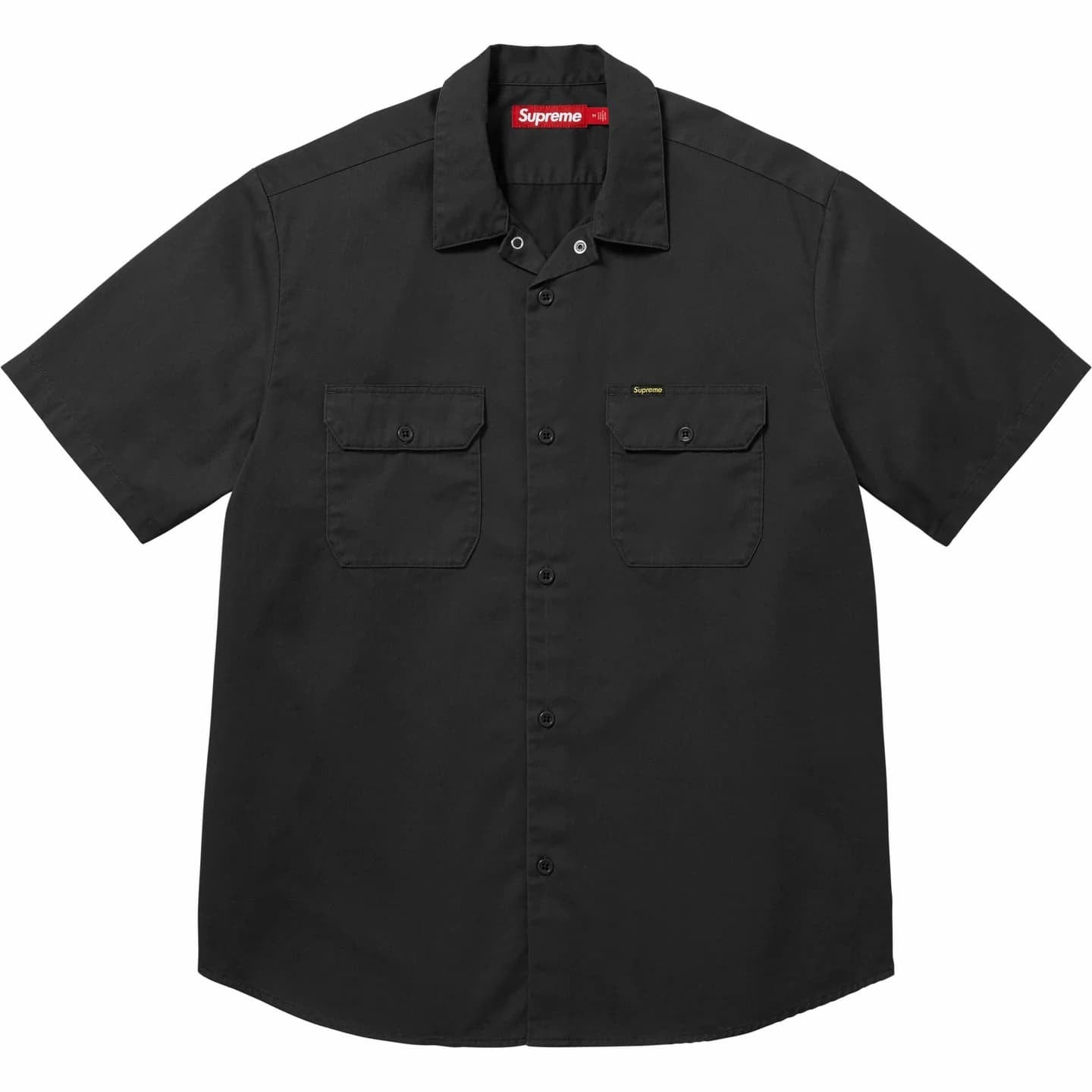 Supreme Ghostface S/S Work Shirt Black